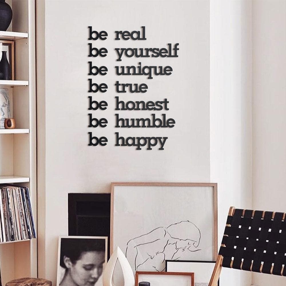 Be Yourself | Metal Duvar Dekoru