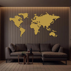 World | Metal Tablo