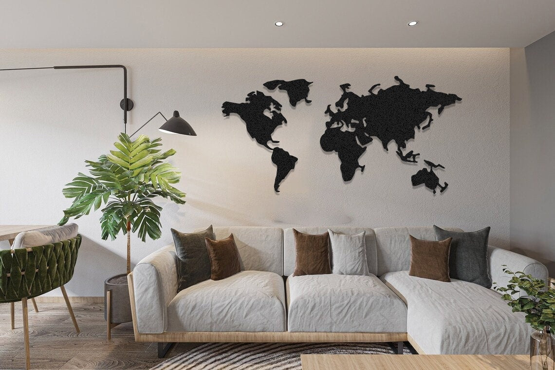 World | Metal Tablo