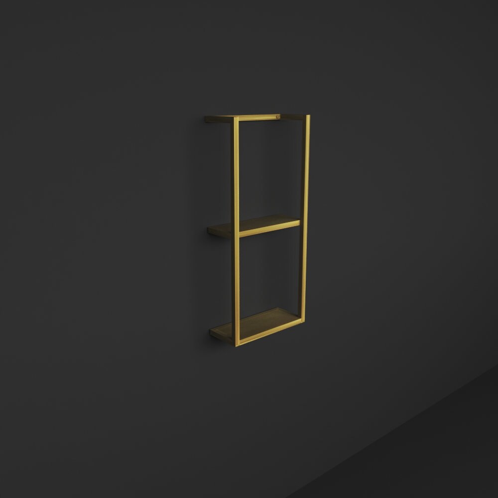 Liora | Metal Banyo Rafı