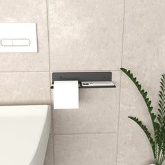 Lunarê  | Modern Raflı Metal Tuvalet Kağıdı Tutucu