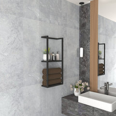 Liora | Metal Banyo Rafı