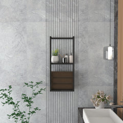Liora | Metal Banyo Rafı
