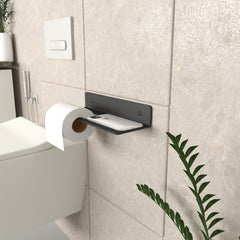 Lunarê  | Modern Raflı Metal Tuvalet Kağıdı Tutucu