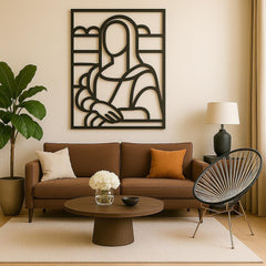 Mona Lisa | Metal Duvar Tablo