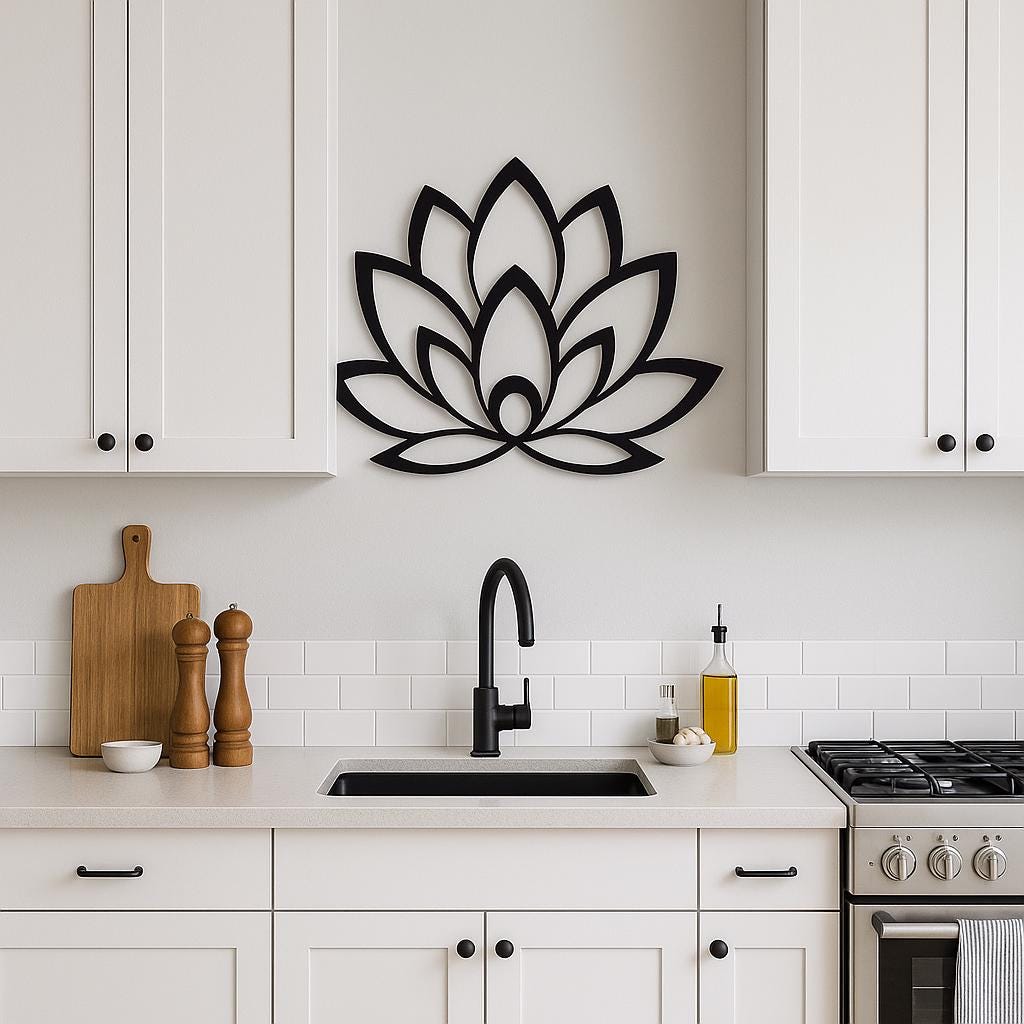 Lotus | Metal Tablo