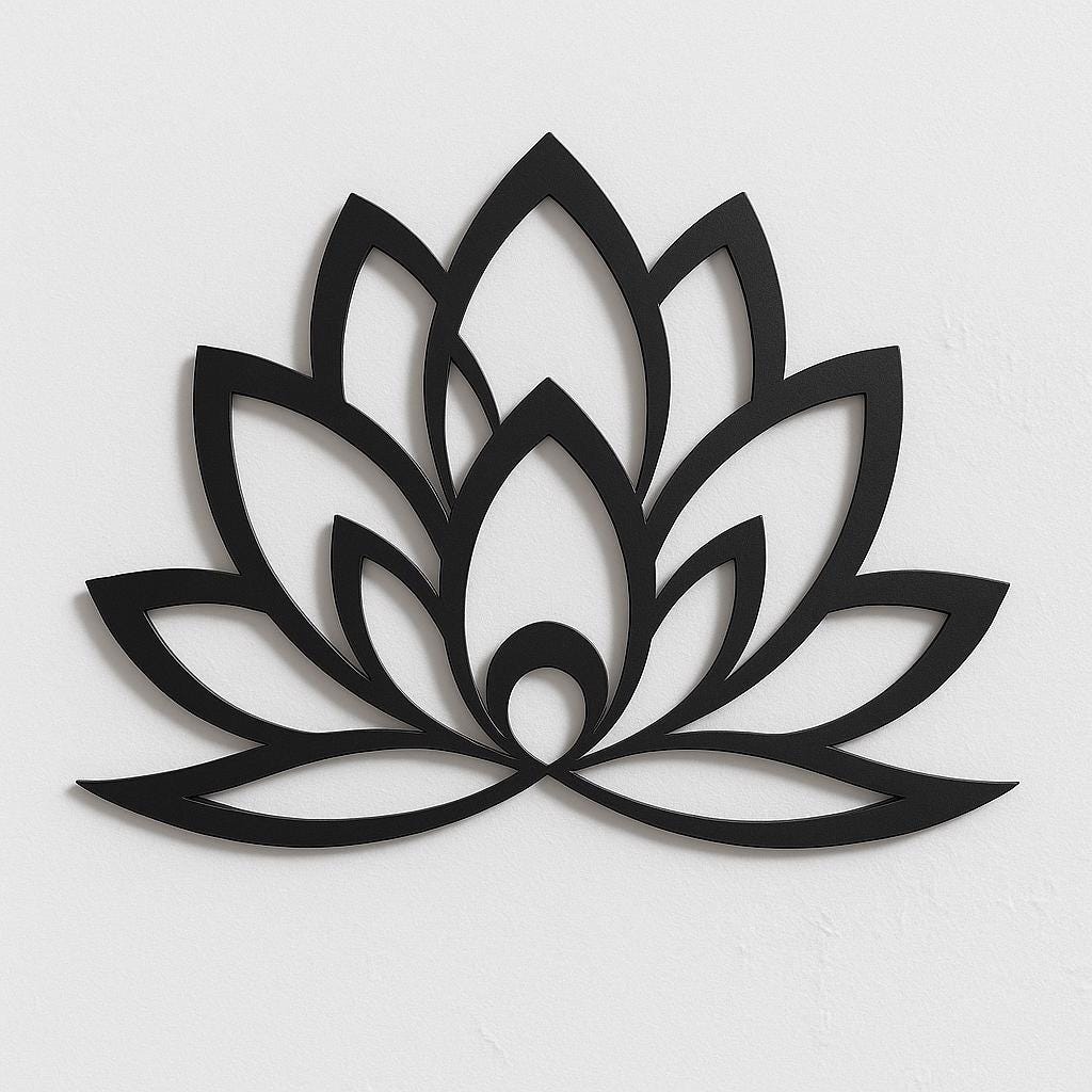 Lotus | Metal Tablo