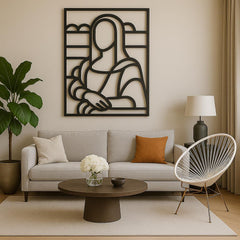 Mona Lisa | Metal Duvar Tablo