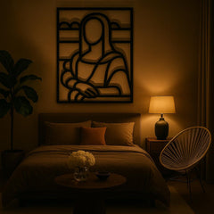Mona Lisa | Metal Duvar Tablo