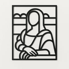 Mona Lisa | Metal Duvar Tablo